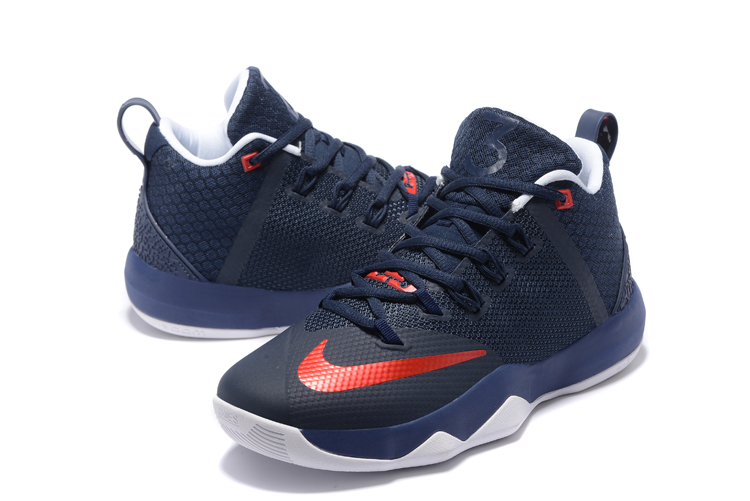 2020 Nike LeBron Witness 9 Navy Blue Red White Basketball Shoes